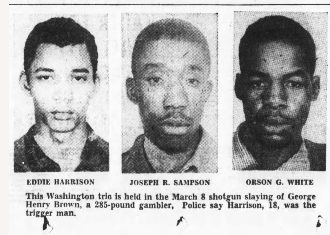 Mugshots of three men convicted of murder