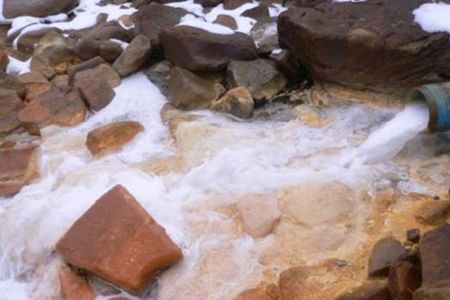 New testing of treated wastewater from fracking shows that it contains high levels of radioactive radium, along with chloride and bromide.