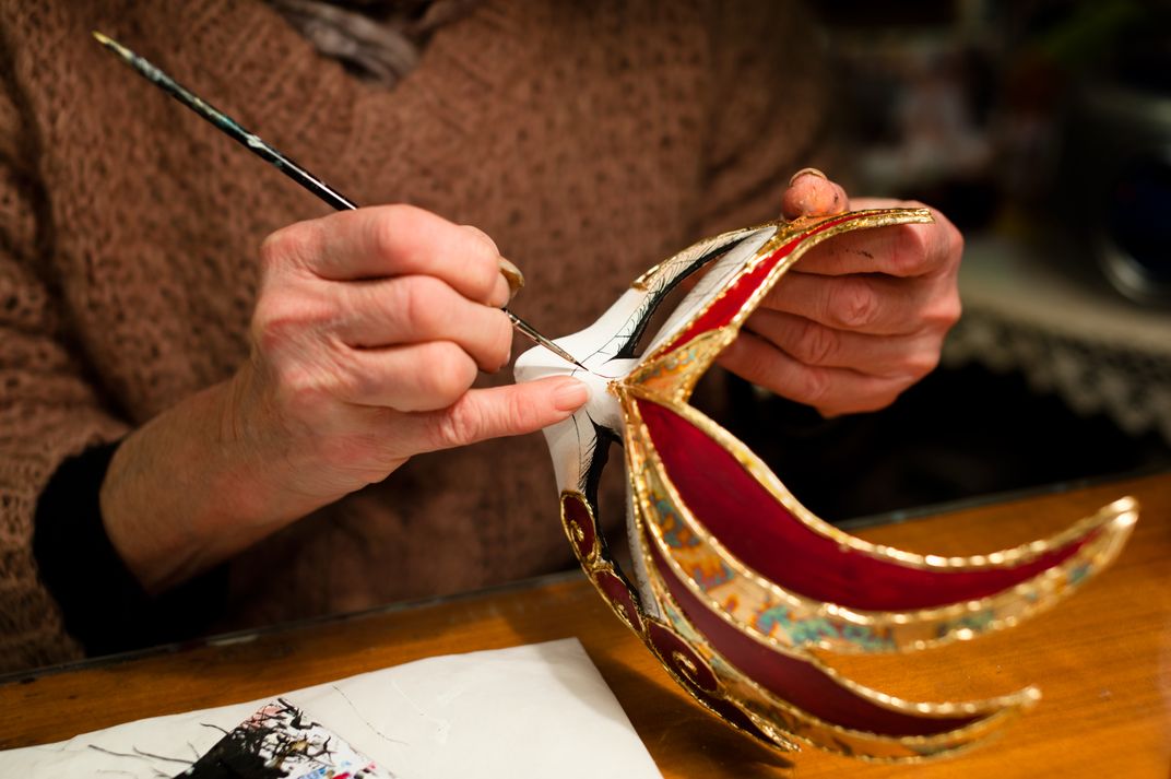 Mask making in Venice