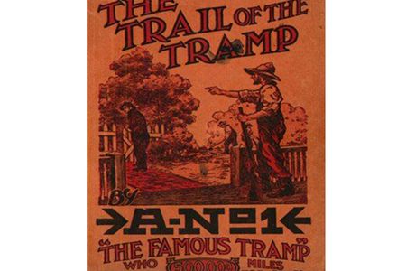 The cover to one of A-No.1's books about his life as a hobo.