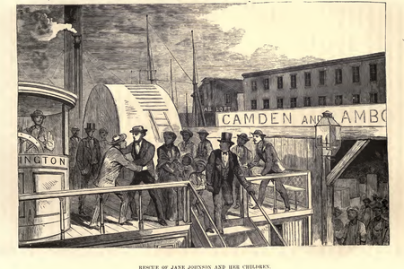 Jane Johnson emancipated herself and her children by walking away from her former "master", John Hill Wheeler, into the free city of Philadelphia, Pennsylvania.