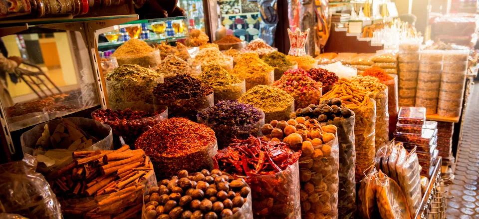  Scene from Dubai's Spice Market 