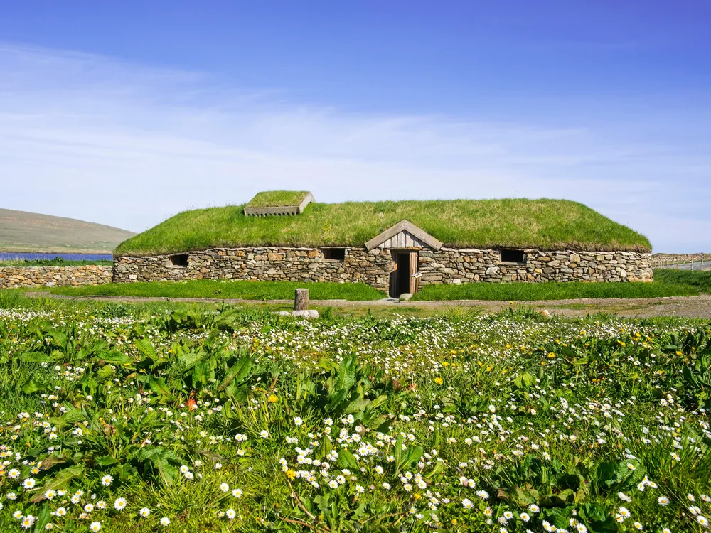 Norse Viking longhouse