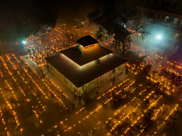 Celebrating Traditional Rakher upobas festival in Bangladesh. thumbnail