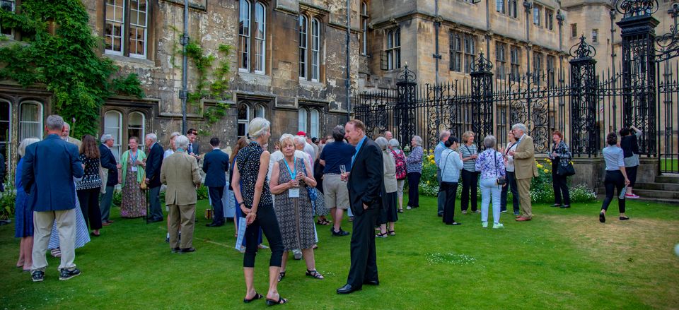  Welcome reception at Merton College. Credit: Wade Jennings