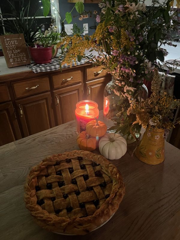 A cozy Fall evening at home. thumbnail