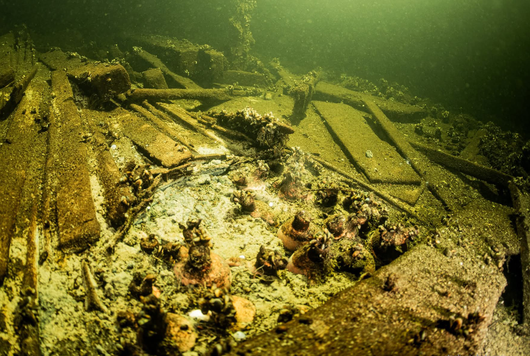 smithsonianmag.com - Meilan Solly - This Ship Sank in the Baltic Sea With Presents Bound for a Romanov Czar. Its Cargo Included Champagne, Luxury Mineral Water and Rare Meteorites