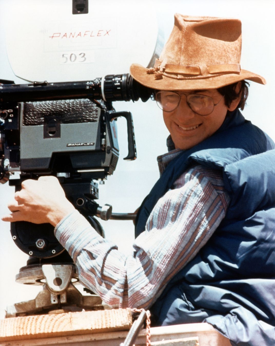 Spielberg on the set of Close Encounters of the Third Kind