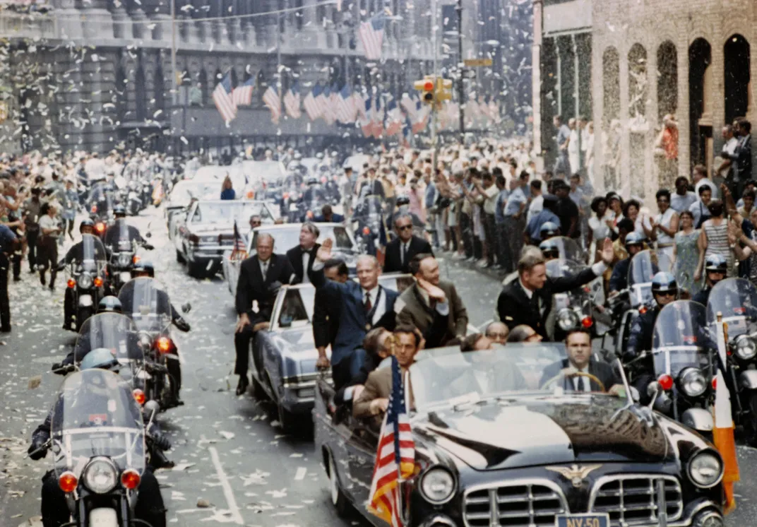 Apollo 11 astronauts parade