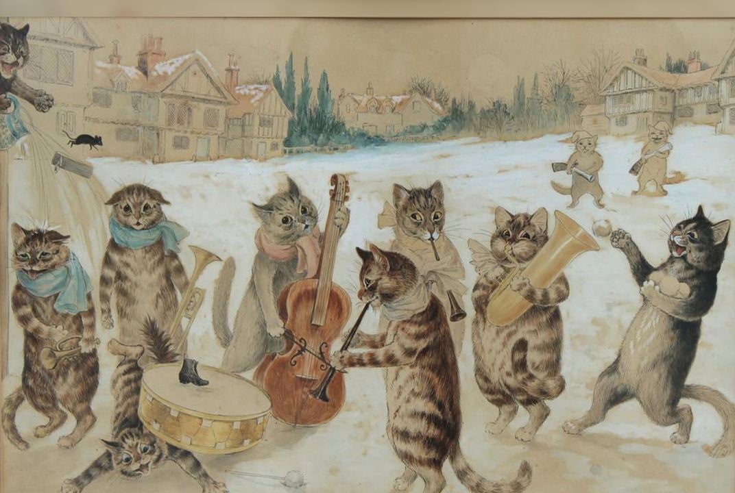 See Louis Wain S Exuberant Cat Art At The Hospital Where He Spent His Later Years Smart News Smithsonian Magazine