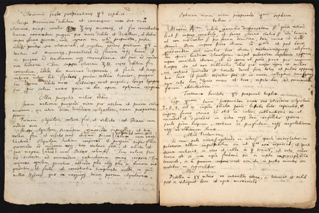 Newton manuscript