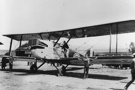 The 'Chicago,' one of four aircraft to attempt the round-the-world trip. The others were named 'Seattle',  'Boston,' and 'New Orleans.'