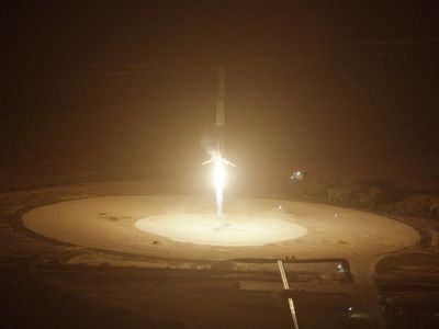 SpaceX took a step toward launcher reusability in December 2015 with the return of the Falcon 9 first stage to a landing site in Florida.