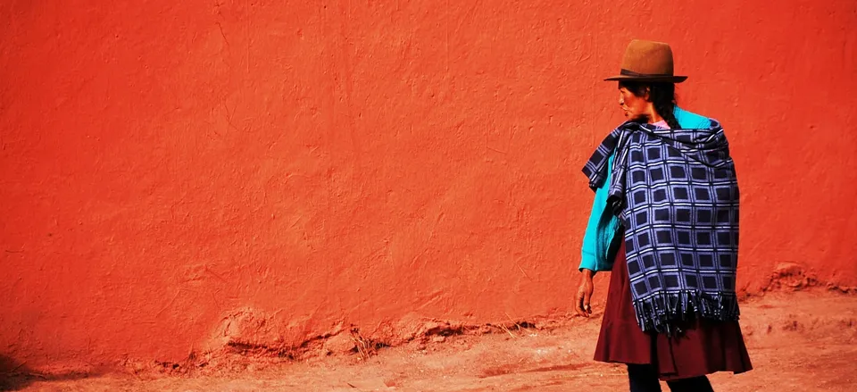  Quechua woman out for an afternoon stroll Credit: Lola Akinmade