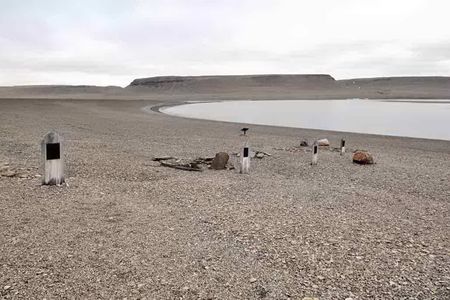 Graves of Franklin Expedition members on Beechey Island