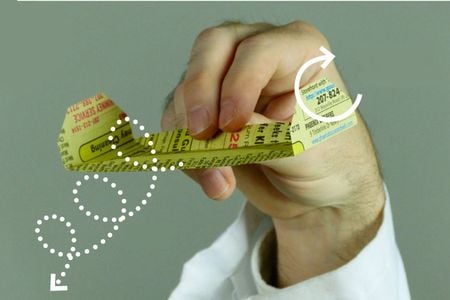 Theoretically, this paper airplane will fly for as long as you continue to walk with and guide it, say Stephen Voltz and Fritz Grobe, aka "The Coke and Mentos Guys."
