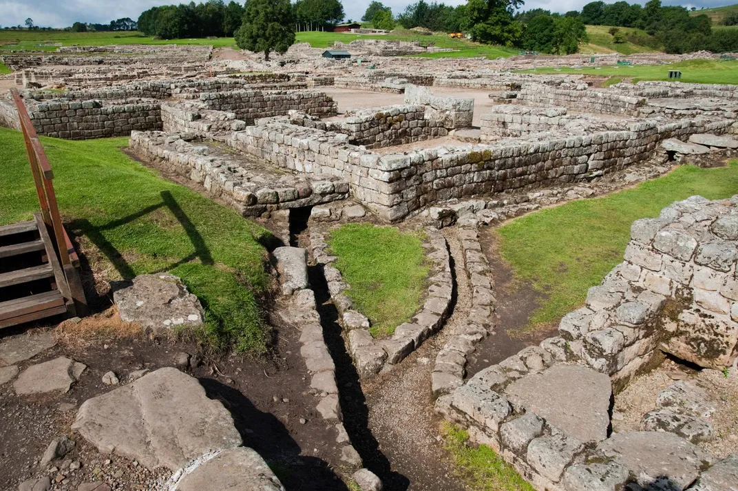 Roman ruins of Vindolanda