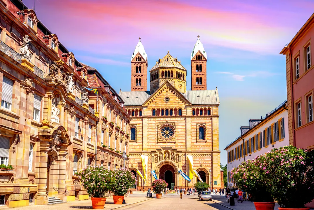 The Romanesque cathedral of Speyer