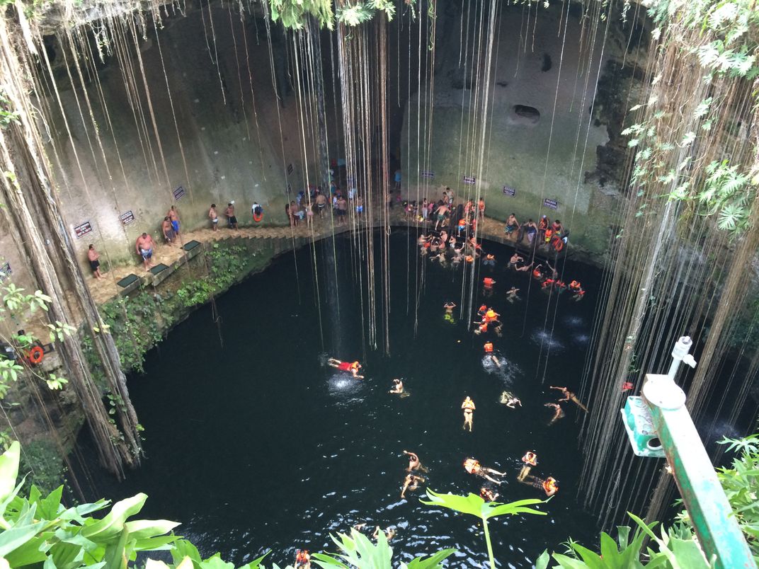 Swimming In Cenote Ik Kil in Quintana Roo, Mexico. | Smithsonian Photo ...