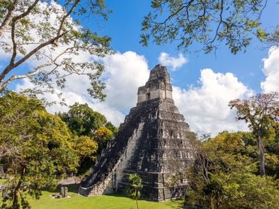 Ruins of Tikal, where researchers found high concentrations of mercury&nbsp;