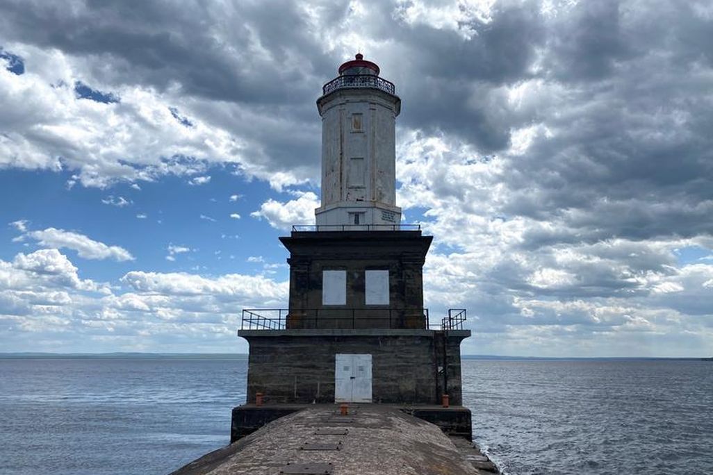 Lighthouse on water