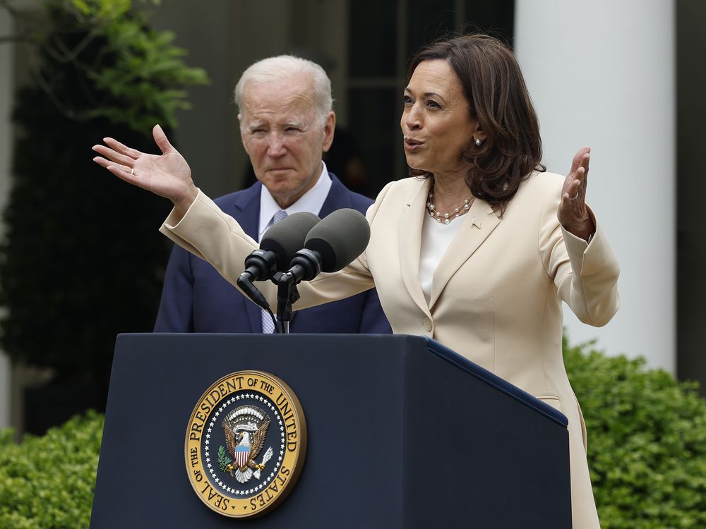 Kamala Harris and Joe Biden