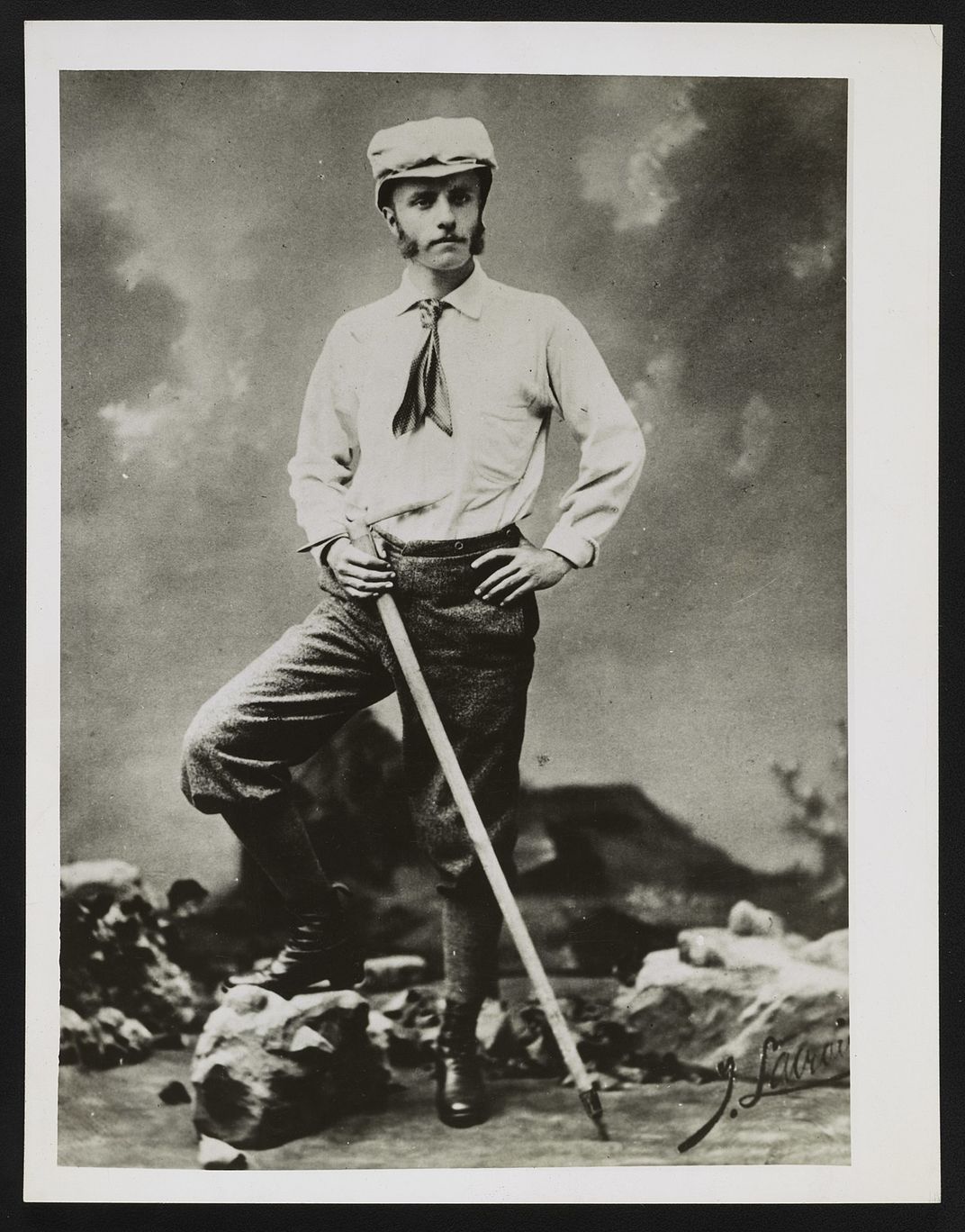 Roosevelt mountain climbing in the American West in 1880