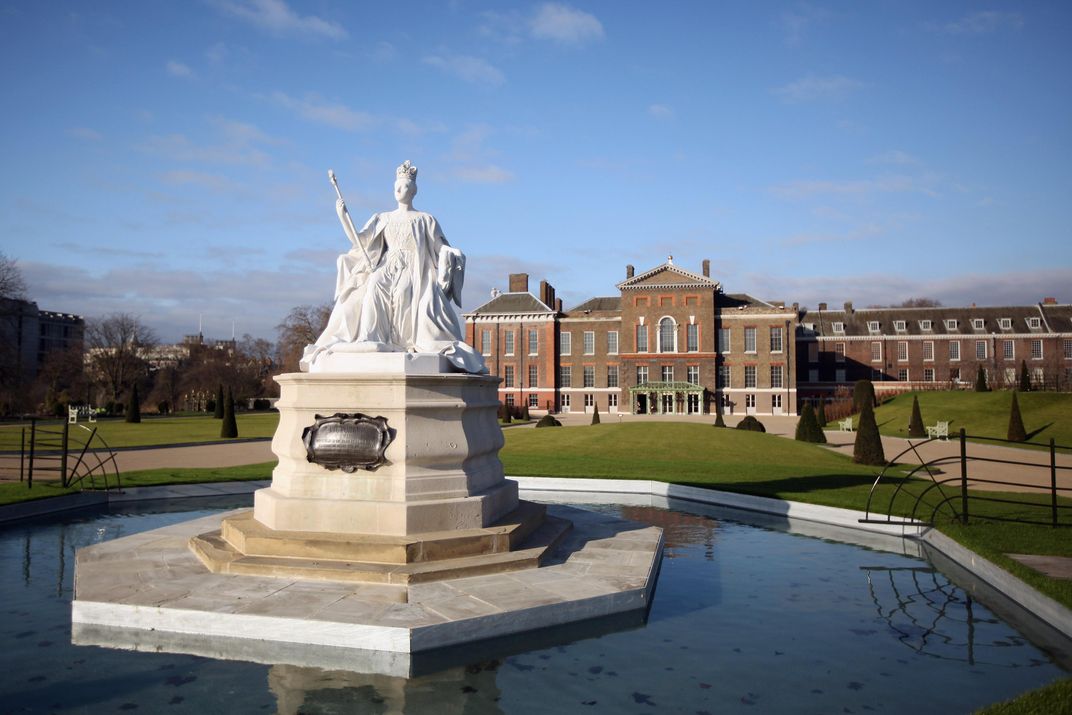 Queen Victoria outside Kensington Palace