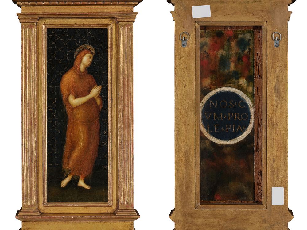 Both sides of panel