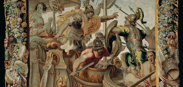 The Battle of Actium tapestry