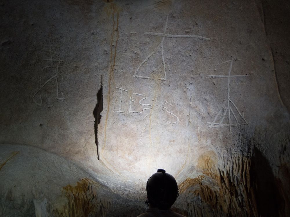 Cave Graffiti Shows Natives and Europeans Had Early Dialogue in the ...