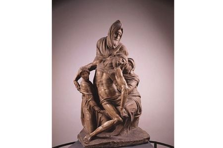 Michelangelo was dissatisfied with his work and actually attempted to destroy the sculpture.