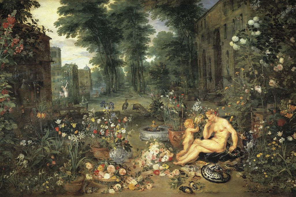 "The Sense of Smell" painting by Jan Brueghel the Elder and Sir Peter Paul Rubens