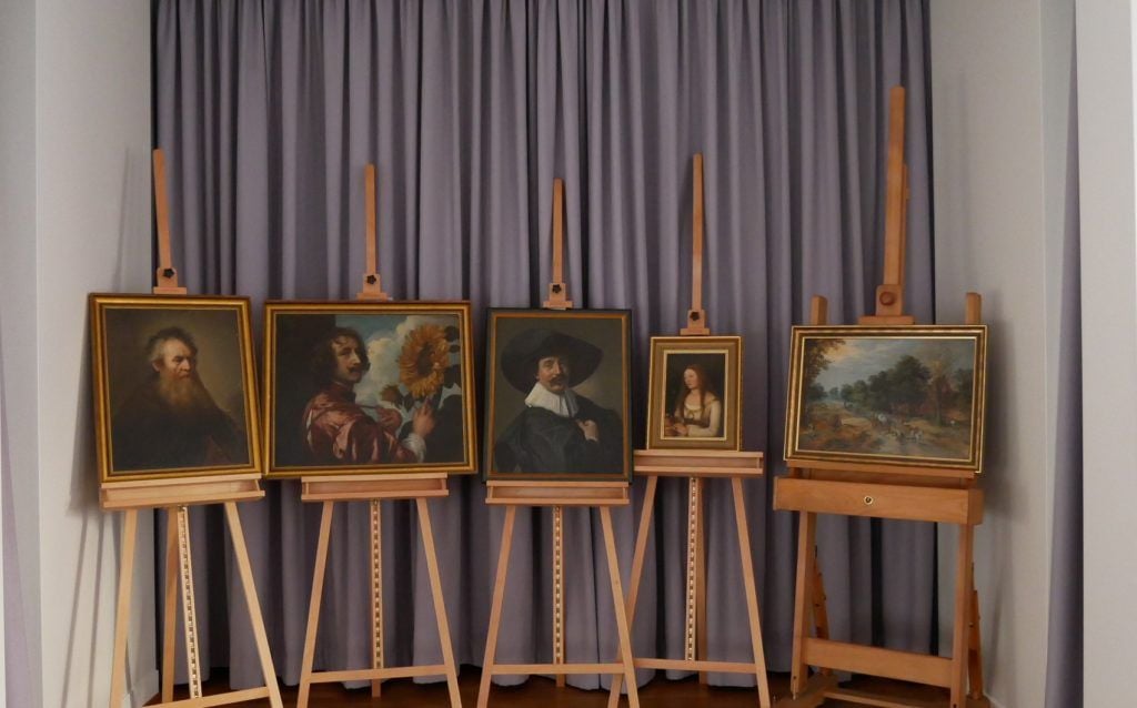 Five Paintings Recovered