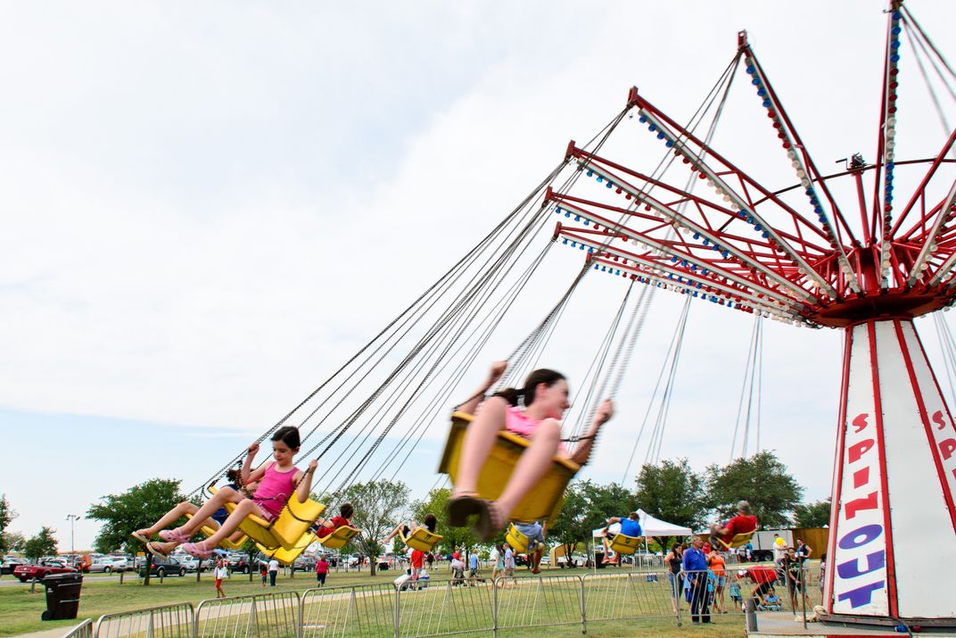 SpinOut - Midway ride at Round Rock Frontier Days, July 4, 2013 ...