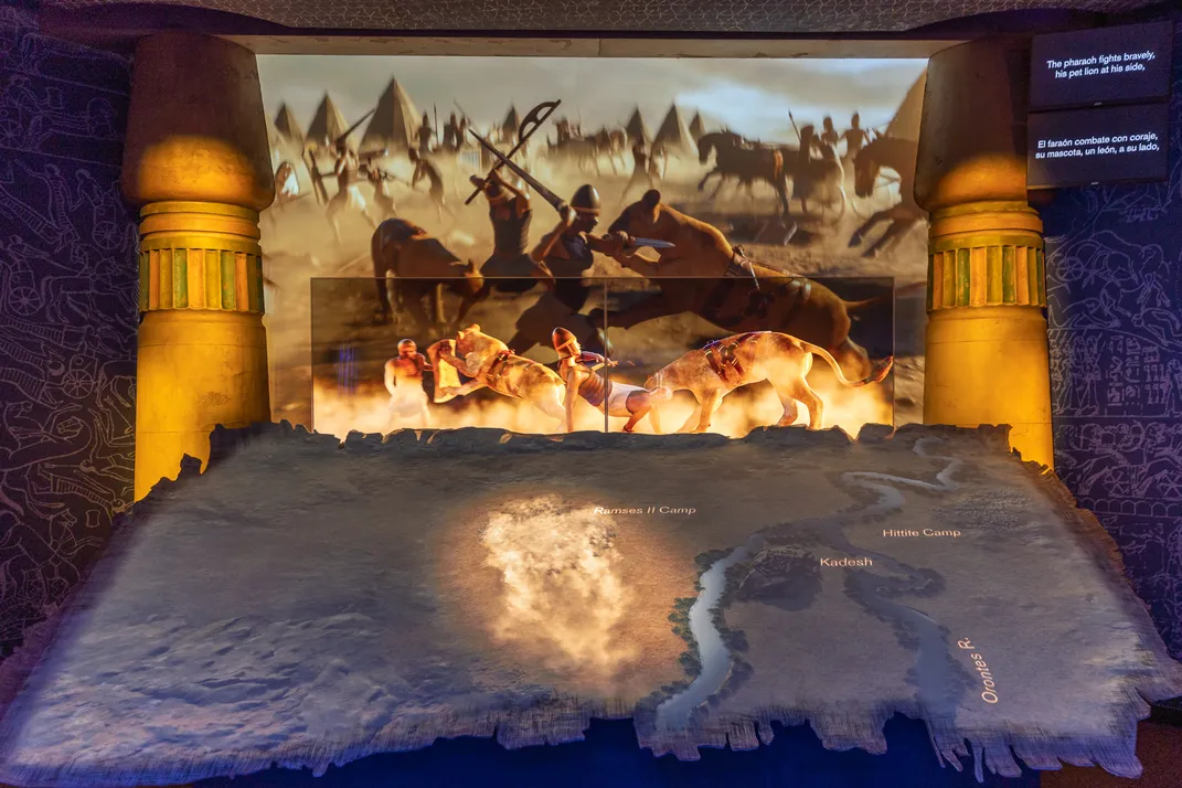 Immersive recreation of the Battle of Kadesh