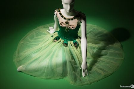 Barbara Karinska, “Emeralds” costume from Jewels, original designed in 1967. Lent by the New York City Ballet
