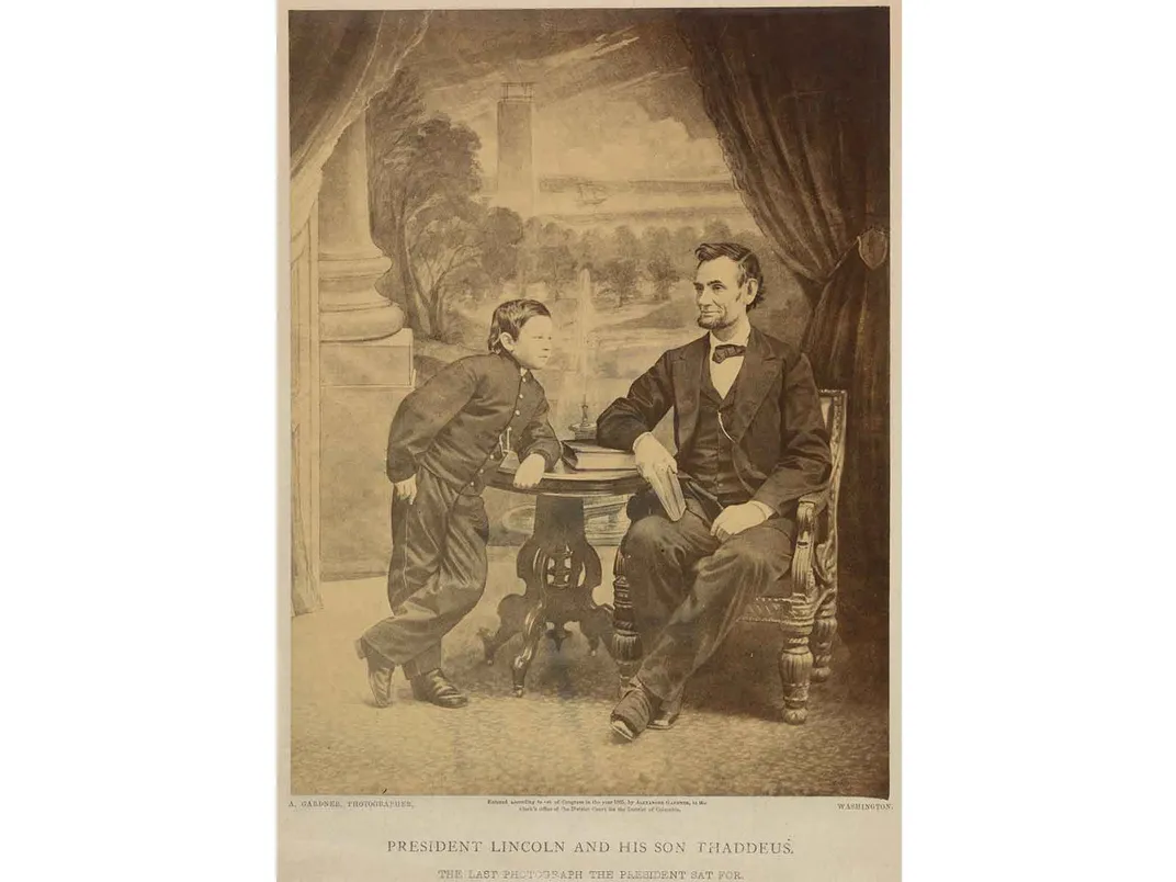 Abraham Tad Lincoln, Alexander Gardner