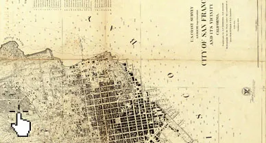 Photo courtesy of the David Rumsey Map Collection; Interactive by Esri; Text by Natasha Geiling.