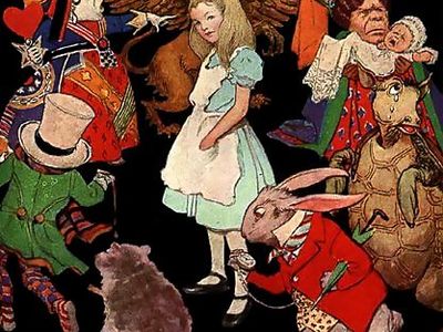Illustration from The Nursery “Alice” by Lewis Carroll, 1890