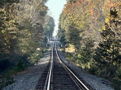 Residents of Summerville have reported sightings of a mysterious glowing light over the town&#39;s old railroad tracks. The pictured tracks, while not the &quot;haunted&quot; site, were studied in an effort to determine the source of the 1886 Charleston earthquake.