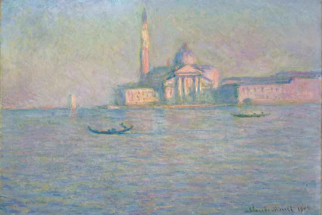 The Church of San Giorgio Maggiore, Venice, Claude Monet, oil on canvas, 1908