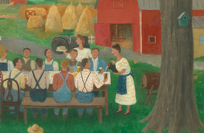 Harvest Time, detail