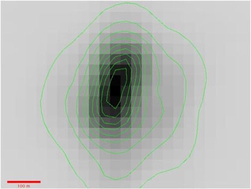 The first ground-based photo of a near-Earth asteroid.