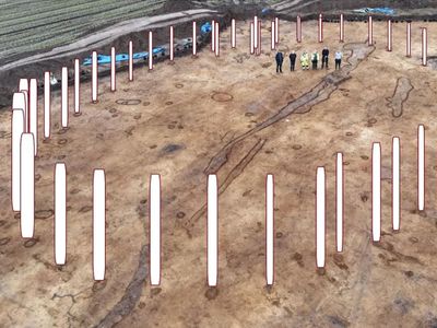 The circle was found during construction in a small town in northern Denmark.