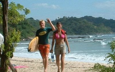 Ryan Monger (at left) set out for Costa Rica in 2004 looking for waves. There, on the beach, he found something much better.