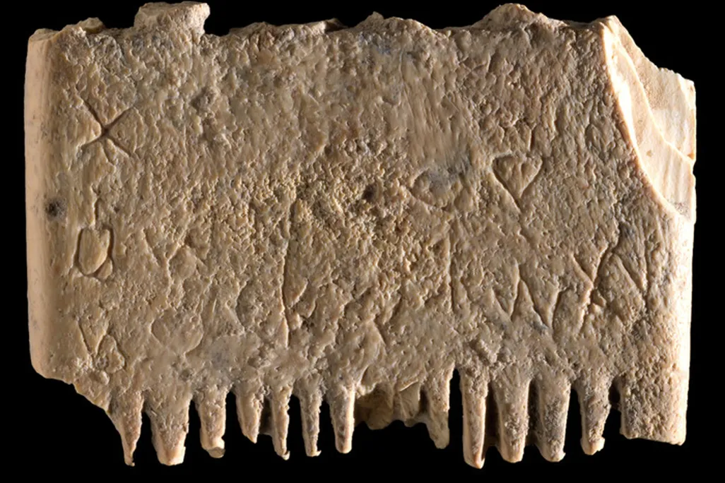 An ivory comb