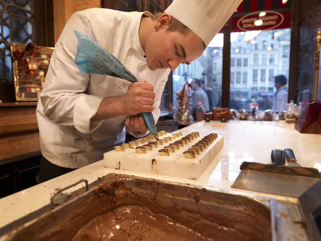 Chocolate maker in Belgium. Credit: VisitFlanders ©Milo Profi