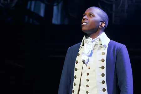 Leslie Odom Jr. as Aaron Burr in "Hamilton"