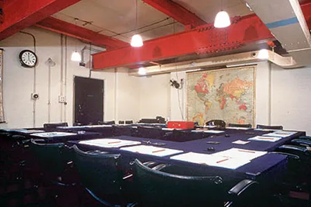 The prime minister oversaw the war from a London bunker (the Cabinet War Rooms, above, adjacent to the new Churchill Museum) and from the field. In 1909, at age 35, he had already expressed an ardent desire to "have some practice in the handling of large forces."